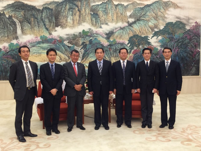 市領導會見日本柒一拾壹株式會社高管一行